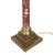 Antique French Grand Tour Bronze & Red Breccia Marble Vendome Column Lamps - Pair For Sale - Image 9 of 17