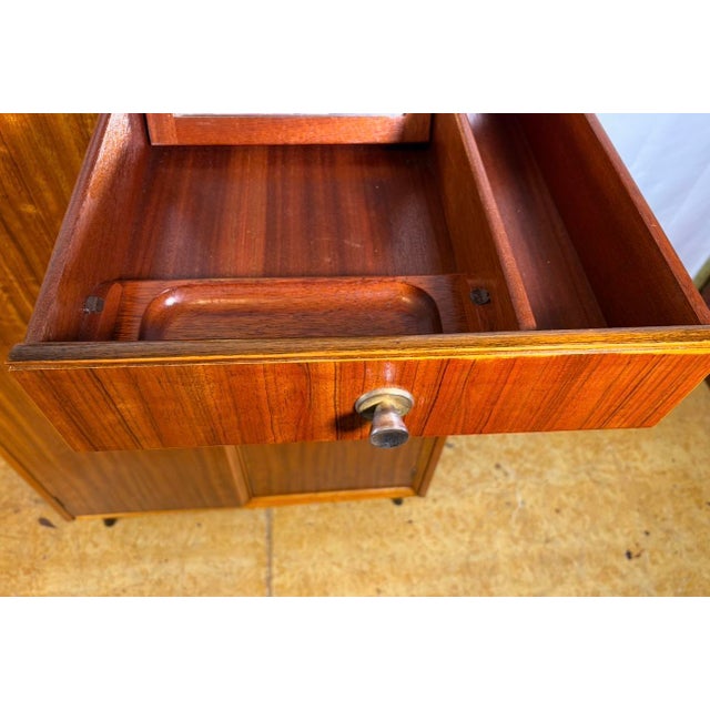 Mid century retro teak gentleman’s / bachelor wardrobe by austinsuite (circa 1960 a stunning mid century modern...