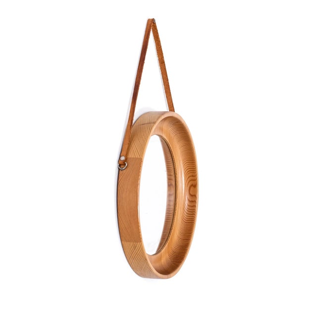 Wall Mirror attributed to Erik Höglund, Sweden, 1960s For Sale - Image 3 of 6