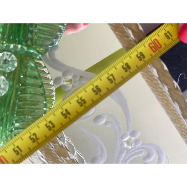 Early 21st Century Rectangular Venetian Murano Glass Mirror by Simoeng For Sale - Image 5 of 14
