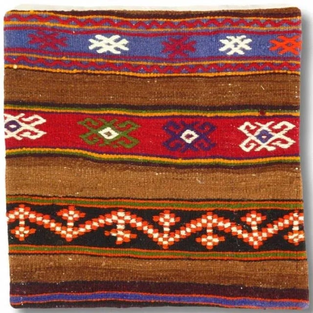 Traditional Vintage Hand Woven K87 Pillow 20" For Sale - Image 3 of 3