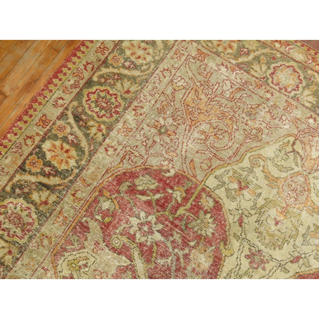 Early 20th Century Traditional Shabby Chic Turkish Rug - 7'1" x 9'11" For Sale In New York - Image 6 of 9
