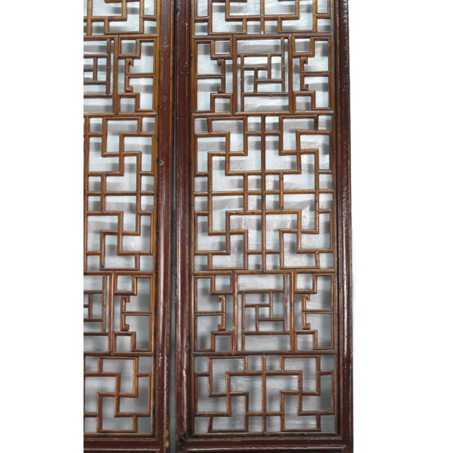 Pair Screen Door Panel For Sale - Image 4 of 9