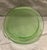 Farmhouse Vintage Green Depression Glass Cake Plate For Sale - Image 3 of 4