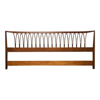 MCM Walnut King Headboard For Sale