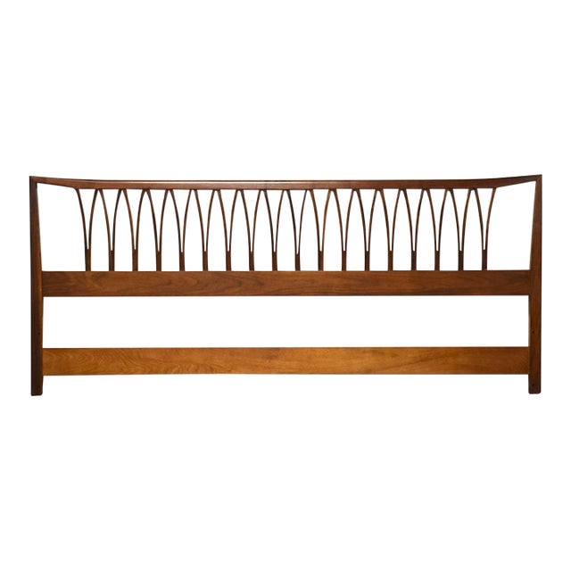 MCM Walnut King Headboard Chairish
