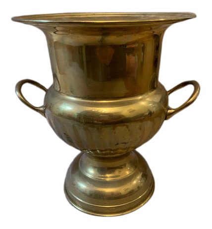 vintage brass ice bucket