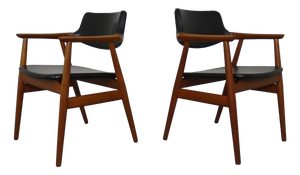 Danish GM 11 Teak Armchairs by Svend Aage Eriksen of Glostrup, 1960s, Set of 2