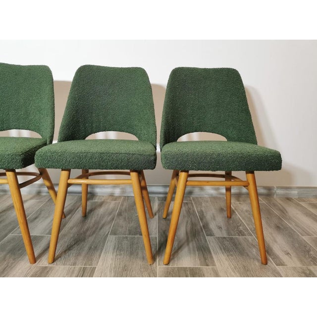 Dining Chairs by Radomir Hoffman for Ton, 1950s, Set of 4 For Sale - Image 5 of 18