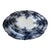 Antique Alfred Mekarin Flow Blue Oval Serving Platters- Set of 3 For Sale