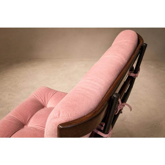 Brazilian Modern Wood Slat & Metal Frame Armchair, Moveis Pallar, 1950s For Sale In New York - Image 6 of 18