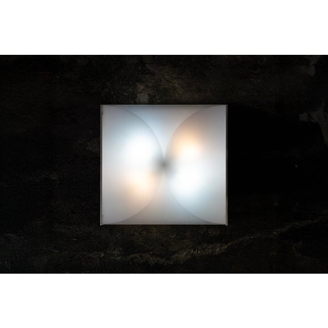 1970s Large Clessidra Wall Lamp in Glass by Bobo Piccoli for Fontana Arte, 1970s For Sale - Image 5 of 5
