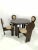 Mid-Century Modern Dining Table and Chairs by Rudolg Szedleczky, Set of 5 For Sale - Image 3 of 10