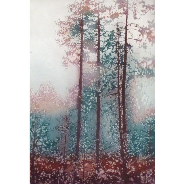 1980s "Hollister Ranch I and II" Landscape Etchings by Catherine O'Connor - a Pair For Sale - Image 4 of 12