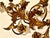 Vintage Italian Gilt Tole Wall Sconce, 1950 For Sale - Image 6 of 13