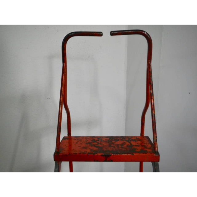 1950s Mid-Century Iron Ladder, 1950 For Sale - Image 5 of 12