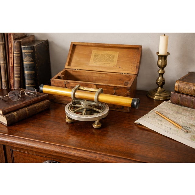 An early 20th century surveyor’s hand level by Keuffel & Essser Co., New York, complete with its original dovetailed...