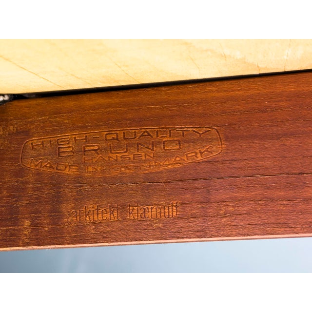 Teak Dining Chair by Henning Kjaernulf for Bruno Hansen, 1960s For Sale - Image 17 of 18