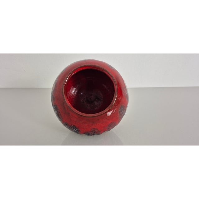 Vintage Handmade Studio Ceramic Vase, Germany, 1960s For Sale - Image 13 of 16
