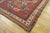 Textile 1930s Ruby Red Geometric Tribal Antique Caucasian Kazak Carpet 4' 8'' X 9' 6'' Knotted Wool Rug For Sale - Image 7 of 13
