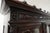 Vintage Gothic Revival Style Walnut Hutch Cabinet For Sale - Image 9 of 17