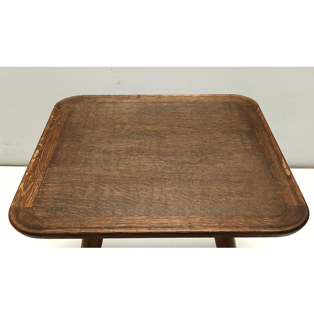 Wood Vintage Italian Oak Coffee Table by Paolo Buffa, 1940s For Sale - Image 7 of 13