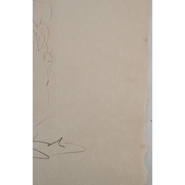 Salvador dali (1904-1989) tristan injured, 1970 original engraving (rigal workshop) signed in pencil numbered /75 copies...