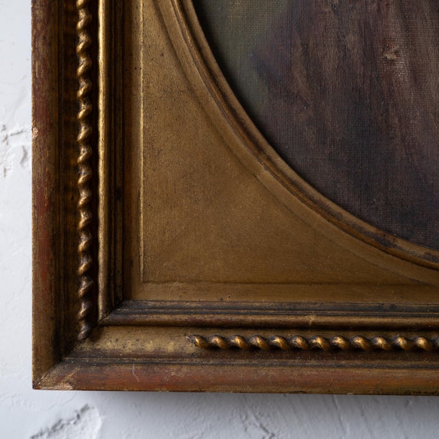 A Pair of American Portrait Paintings, 19th Century For Sale - Image 11 of 12