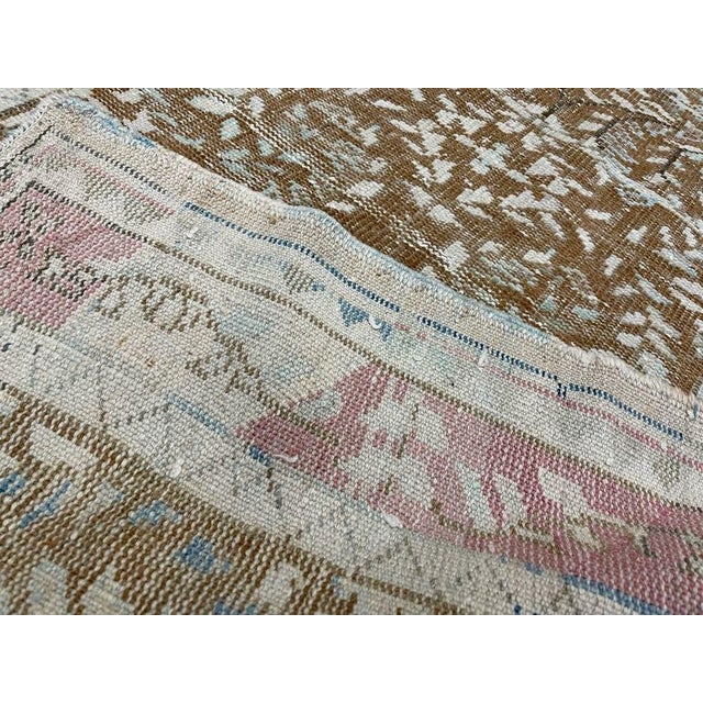 1940s Handmade Antique Turkish Kayseri Runner. 3'7" X 8'5" For Sale In Los Angeles - Image 6 of 6