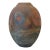 Vintage Raku Pottery Vessel or Vase For Sale