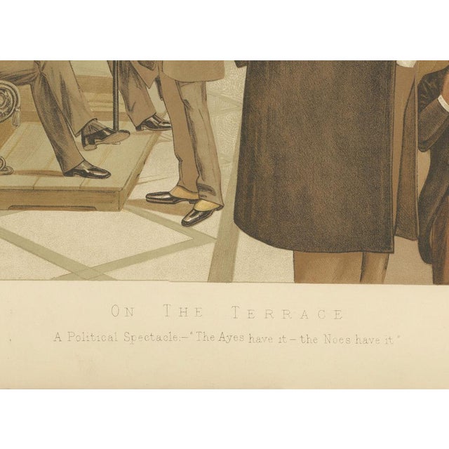 Sir Leslie Ward / Spy, Vanity Fair Political Caricature, Westminster Terrace Scene, 1893, Print For Sale - Image 10 of 11
