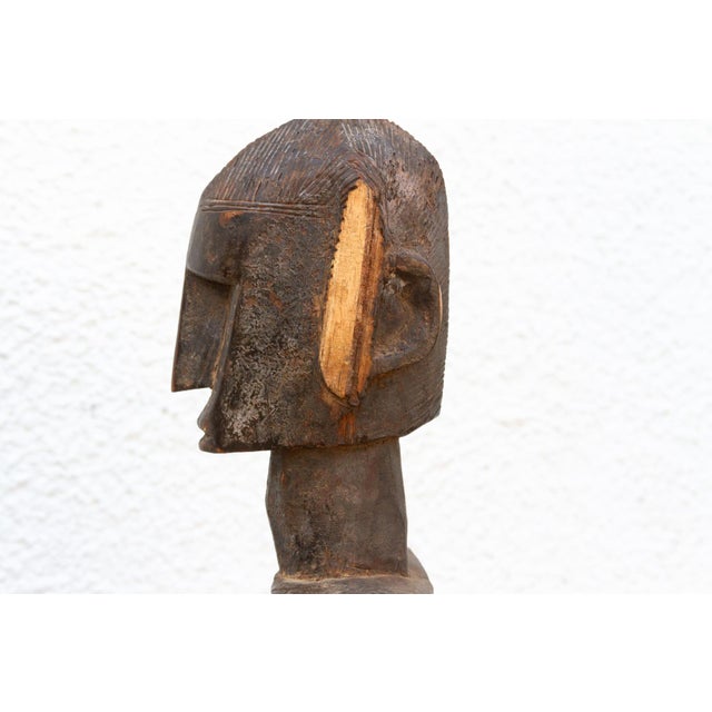 Antique Tall Carved Bamana Ancestress Door Locks For Sale In Los Angeles - Image 6 of 9