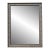 Silver Gilded Carved Wood Mirror For Sale