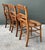 Sienna Vintage Collection of Cane Seat Chairs - Set of 3 For Sale - Image 8 of 12