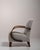 Mid 20th Century Jindřich Halabala Blue Wood Club Chairs For Sale In Greensboro - Image 6 of 11