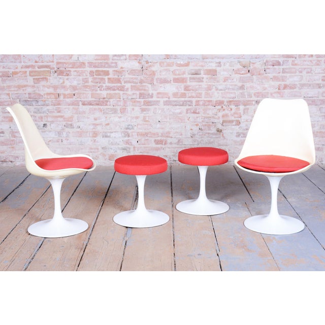 Mid-Century Seating Set in Aluminium by Eero Saarinen, Germany, 1950s, Set of 5 For Sale - Image 9 of 18