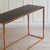 Metal Narrow Console Table with Black Top and Rectangular Metal Frame For Sale - Image 7 of 12