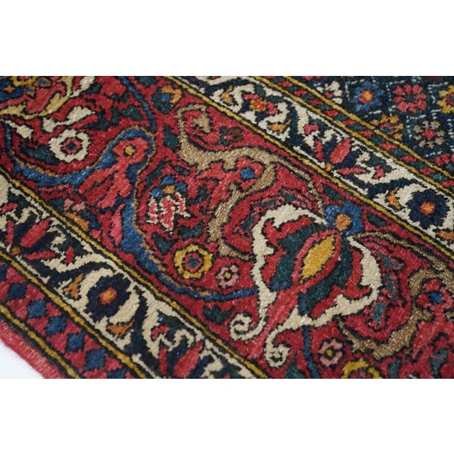 Vintage Bakhtiari Rug 4'9'' X 7'9'' For Sale - Image 4 of 12