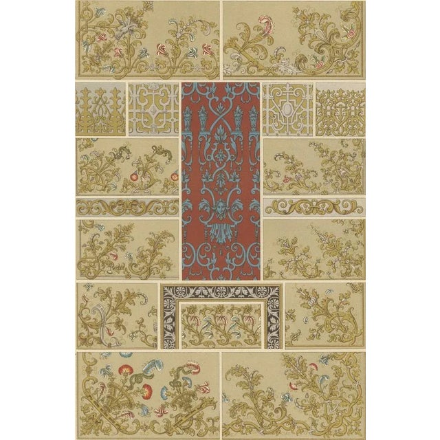 Dufour & Durin after Albert Racinet, LXXVIII of L’Ornement Polychrome, 1869, Paper For Sale - Image 6 of 10