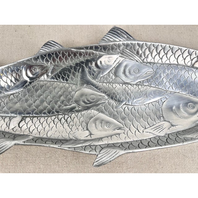 1980s Vintage 1986 Arthur Court Fish Platter For Sale - Image 5 of 8