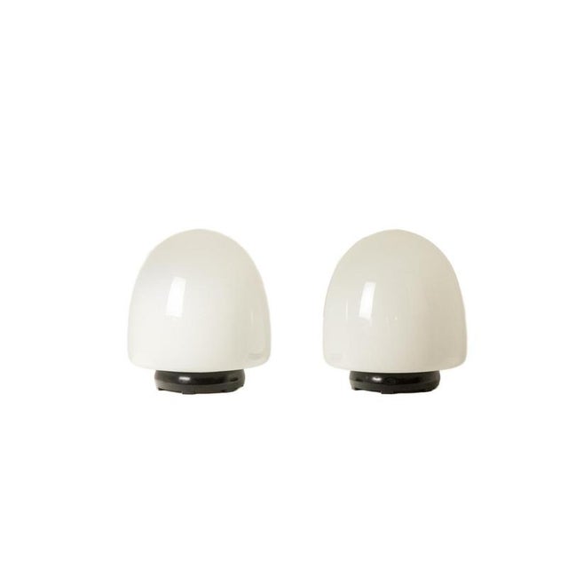 Egg-Shaped Glass Lamps from Leucos, Italy, 1960s, Set of 2 For Sale - Image 10 of 10