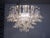 Spectacular large flush mount chandelier model 'arethusa' with individually handcrafted murano glass flowers on a chromed...