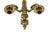 Early 20th Century French Neoclassical Style Bronze/Brass Two-Arm Wall Sconces Set of 2 For Sale - Image 5 of 15