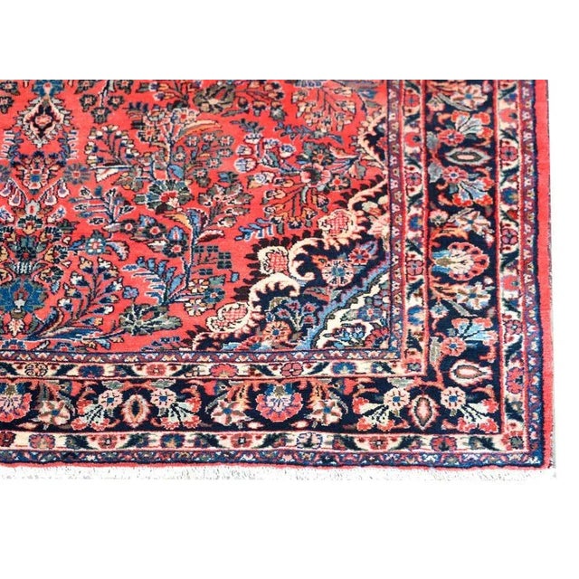 Early 20th Century Persian Dargazin Rug For Sale - Image 9 of 12