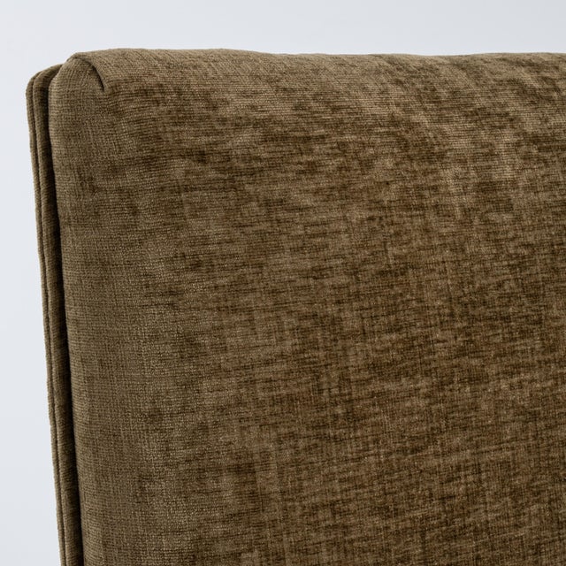 French 19th Century Louis XIII Style Wooden Throne Chair with Upholstery Mustard For Sale - Image 3 of 15