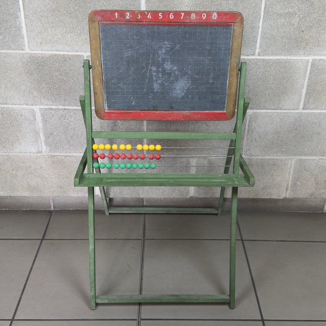 1950s Wooden School Blackboard, 1950s For Sale - Image 5 of 11