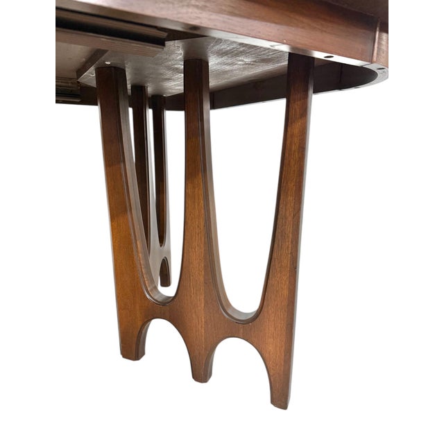 Mid-Century Modern Broyhill Brasilia Walnut Dining Table For Sale - Image 13 of 13