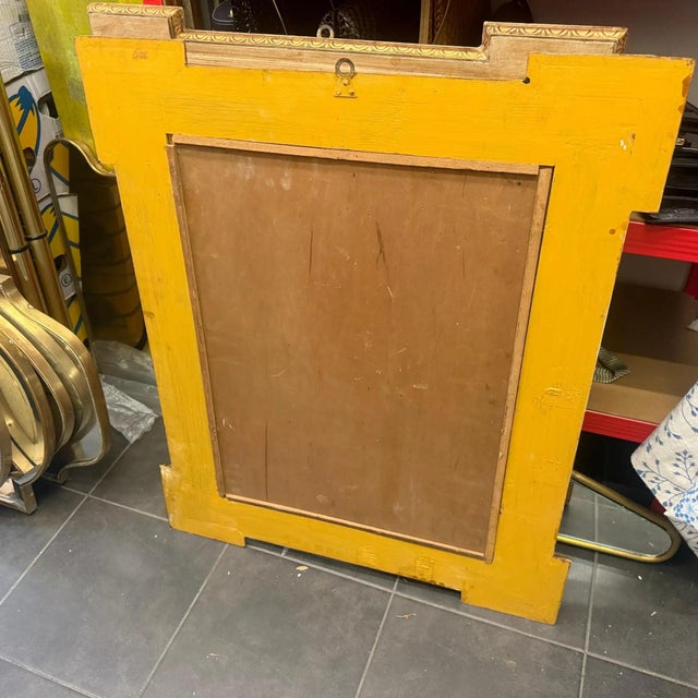 A Pair of Neoclassical Italian Wall Mirrors in Pickled and Gilded Wood. For Sale - Image 14 of 15