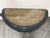 Restoration Hardware Hayrack Cast Iron Demilune Console Table For Sale In San Francisco - Image 6 of 12
