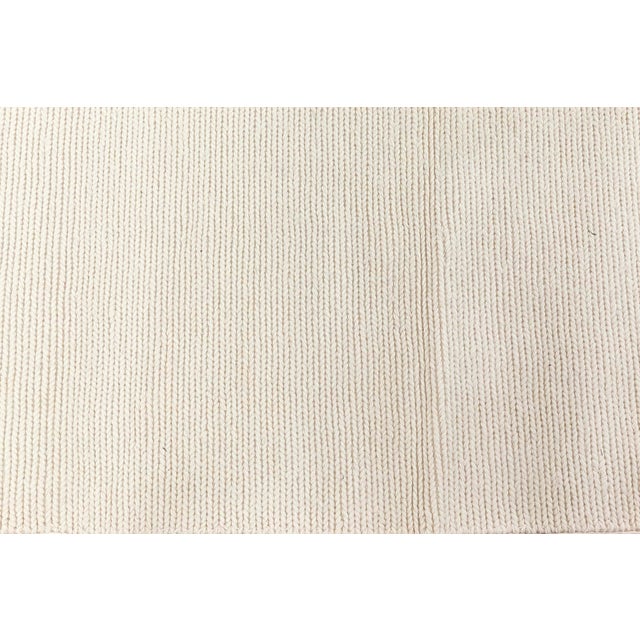 Early 21st Century Modern Solid Beige Handmade Rug by Doris Leslie Blau For Sale - Image 5 of 8